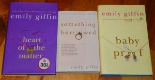 book lot Emily Giffin  Something Borrowed, Heart of the Matter, Baby