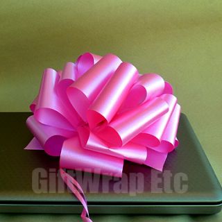  PINK 8 PULL BOWS BREAST CANCER AWARENESS FUNDRAISING GIFT BASKETS
