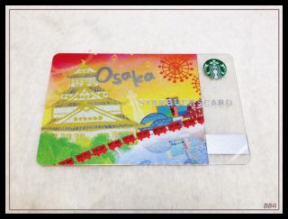 Starbucks Japan Gift Card New Logo Osaka