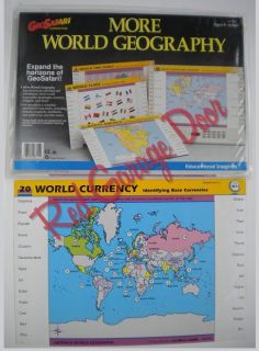 GeoSafari Cards More World Geography Geopack EI 8711 Homeschool