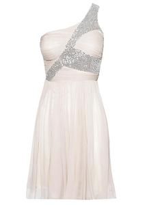 Rachel Gilbert White Sasha Silk One Shoulder Dress US 4 AU 8 $1 160
