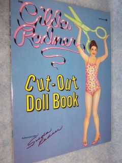1979 Avon Gilda Radner Cut Out Doll Book