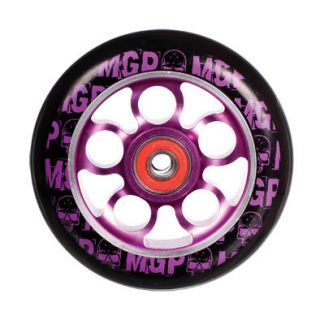  100mm Kick Scooter Wheel w Bearings Purple Madd Gear Scooters