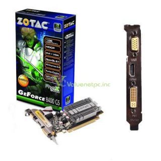Zotac ZT 84GEK2M HSL GeForce 8400 GS Graphics Card   520 MHz Core   1