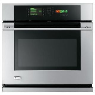 30 GE Monogram Stainless Steel Single Wall Oven w Trivection