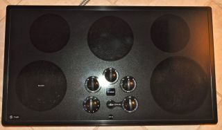 GE Profile 36 in Electric Cooktop Black