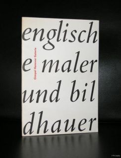 Gimpel Hanover Galerie Typography Englische Maler Und Bildhauer 1963