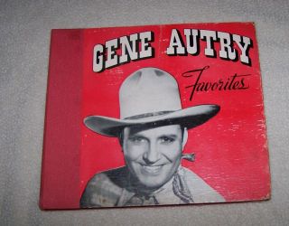 Gene Autry Awesome Hard Cover Record Album