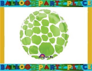 Giraffe Safari Print Balloon Party Decoration Supplies Lime Birthday