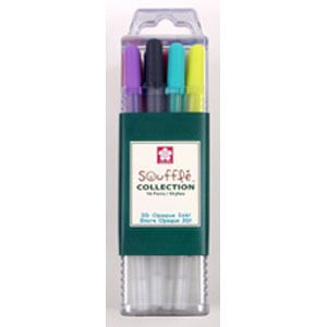 Sakura Souffle 16pc 10 Assorted Color Satin Gel Pen Set