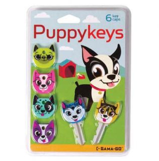 Gama Go Puppy Keys Silicone Dog Key Caps Covers 6pk