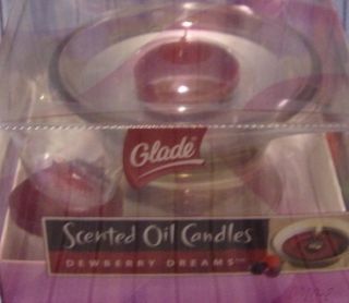 18 Glade Dewberry Dreams Scented Oil Candle