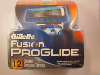 12 Gillette Fusion Proglide Razor Blades New in Box
