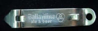 Ballantine Ale & Beer Brewery Bottle Opener Baltimore Classic Steel