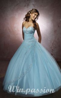 Win Passion Noblest Strapless Wedding Dress Bridesmaid Prom Gown Dress