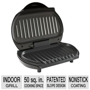 george foreman gr12b super champ indoor grill note the condition of