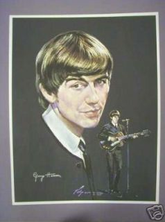 The Beatles George Harrison Volpe Color Portrait Poster