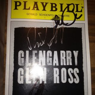 Al Pacino Glengarry Glen Ross Cast Signed Playbill RARE Broadway Mamet
