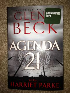 Agenda 21 by Glenn Beck Autographed Signed Copy
