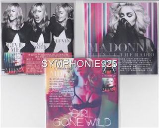  GIVE ME ALL YOUR GIRL GONE WILD TURN UP THE RADIO HONG KONG PROMO 3 CD