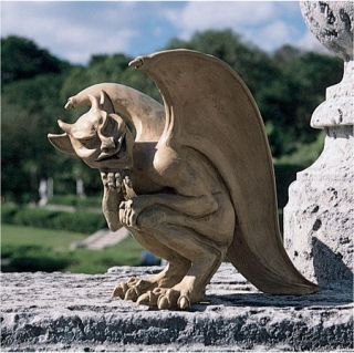  Mischievous Devilish Gargoyle Sculpture Medieval Home Garden Statue