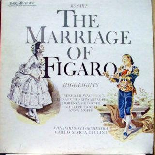 GIULINI mozart marriage of figaro LP Mint  S 35640 Vinyl Record