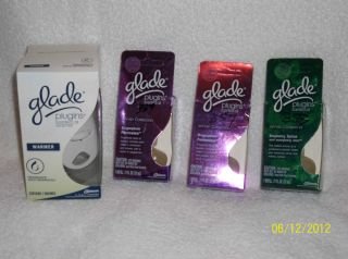 Glade Plugins Scented Oil Wamer with 3 Scented Oil Refills