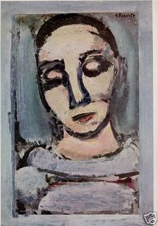 Pierrot French Artist 1871 Print by Georges Rouault