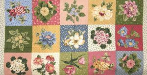 Thimbleberries A Gardners Touch Panel #6895 01 QUILT Fabric
