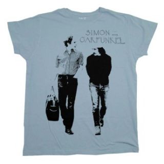  is a 100% cotton adult sized t shirt with a Simon & Garfunkel design