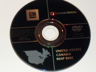 GMC CADILLAC CHEVROLET HUMMER NAVIGATION DISC CD DVD 10329191 OEM MAP