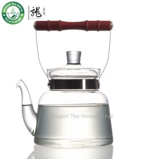 Clear Glass Water Kettle Glass Teakettle 1 2L FH 717M