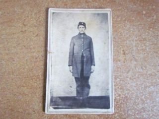 Ann Arbor Michigan Civil War Soldier CDV Photograph