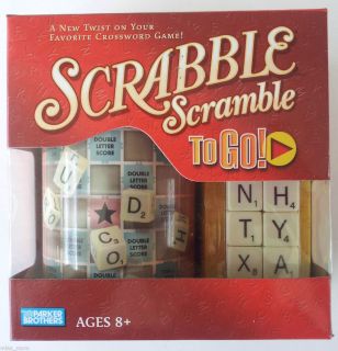 Scrabble Scramble to Go Travel Game Educational New SEALED