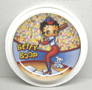 Betty Boop Collector Plate Sweetheart Slugger from The Danbury Mint