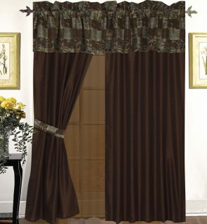 Glenview Curtain Bedding Set w Tassels Sheers