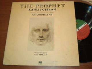 Kahlil Gibran The Prophet LP VG Atlantic SD 18120