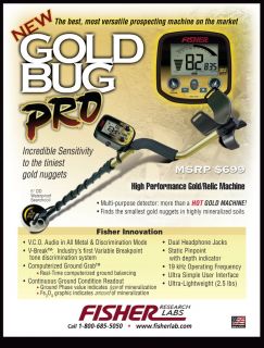 Gold Bug Pro Metal Detector Treasure Wise Headphones Pouch and Digger