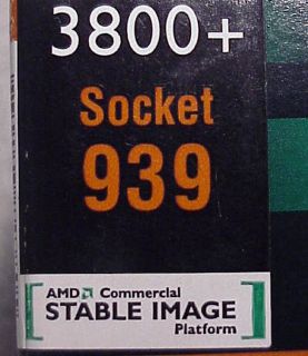 AMD Athlon 64 Processor 3800 Socket 939 CPU New in Box ADA3800DAA4BW