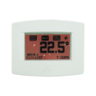 Globe 59010 Touch Screen Programmable Thermostat White