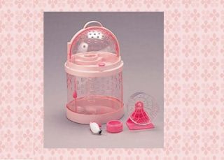hamster Cage Gerbil Cage Carrier Cage Pink DW 302