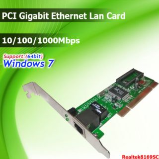 PCI 10 100 1000 Gigabit 1000M Ethernet Network LAN Card