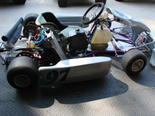 Racing Go Kart w Rebuilt 125cc Rotax Motor Hase Chassis