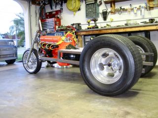 V8 Trike Frame Pro Street Hot Rod Gasser TIG Welded Ready for Your SBC