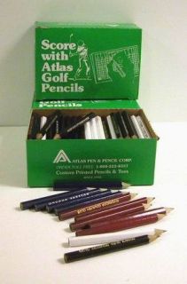 Misprint Lot of 2016 Golf Pencils Assorted Colors