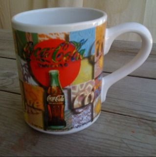 Gibson Coca Cola Coke Coffee Mug PATCHWORK1997