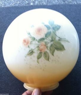 Nice Gone with The Wind Style Floral Table Oil Lamp Shade