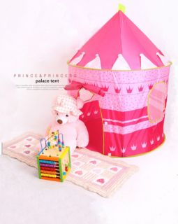 Girls Princess Pop Up Castle Play Tent Playhouse Teepee