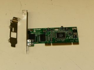 NEW D Link DGE 530T Gigabit Ethernet PCI Card 10 100 1000mb Low
