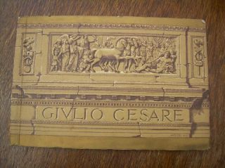 1922 Navigazione Generale Italiana Giulio Cesare Brochure Luxury Class